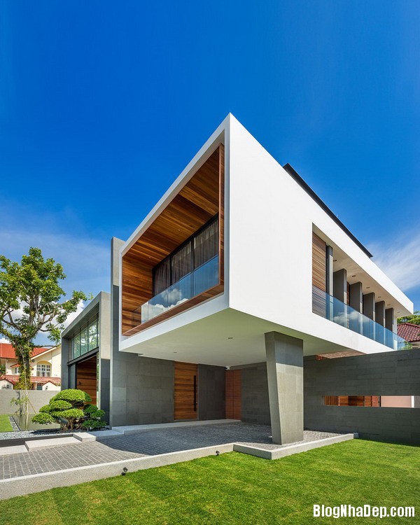 Nhà với những “khối vuông lớn” ở Singapore – Park + Associates