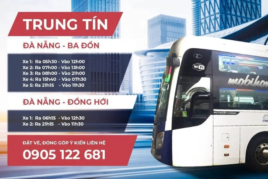 Nhà Xe Trung Tín – Thông Tin SĐT, Giá Vé, Tuyến & Lịch Trình